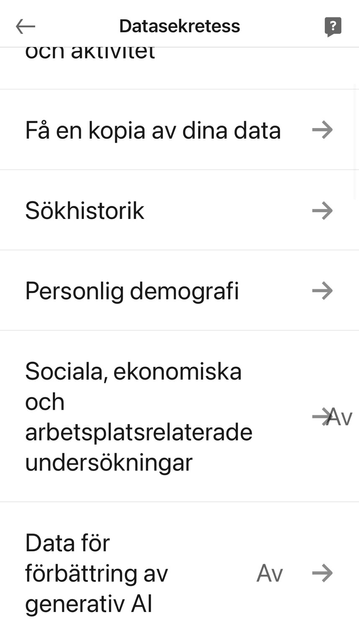 Skärmdump från LinkedIn.