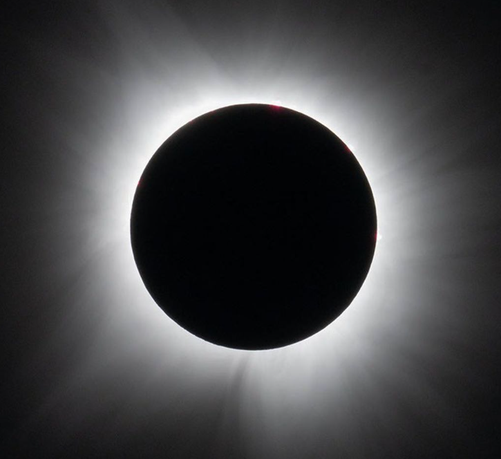 A total solar eclipse was seen in Dallas, Texas, on Monday, April 8, 2024.
NASA/Keegan Barber