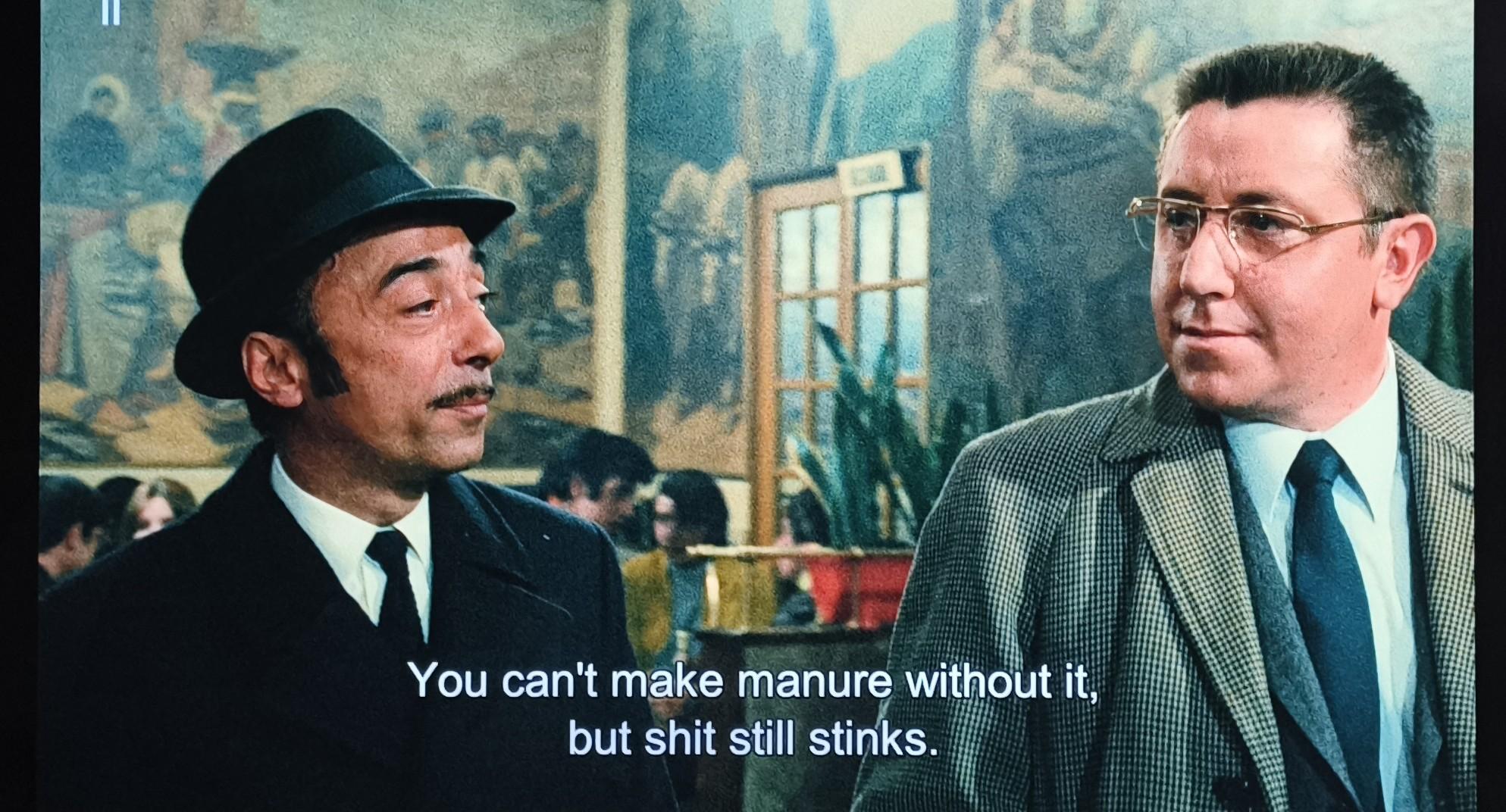 2 detectives sharing their feelings about snitches: You can't make manure without it, but shit still stinks.
